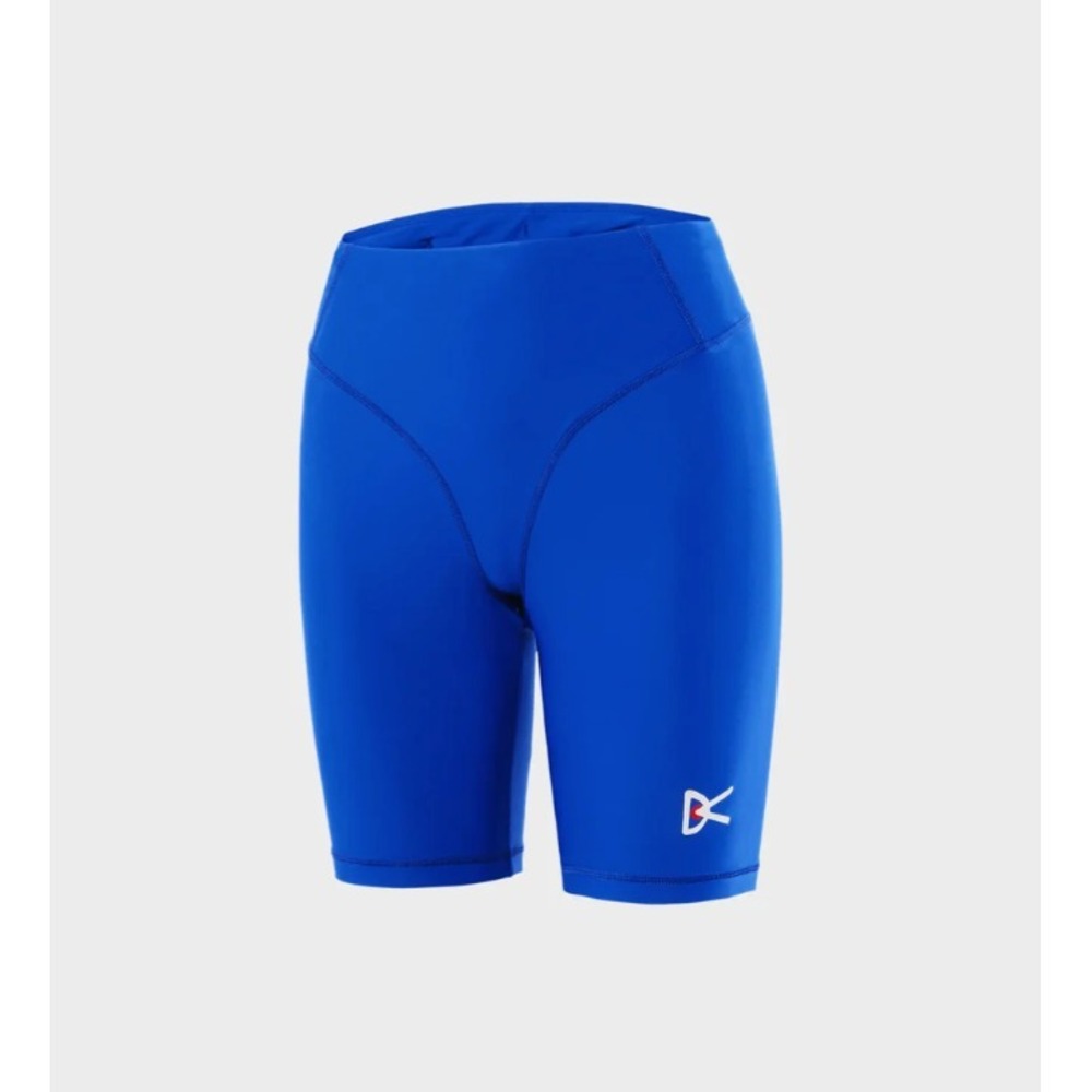 District Vision 9 in Recycled Half Tights size XS Surf Blue Running Biker Shorts